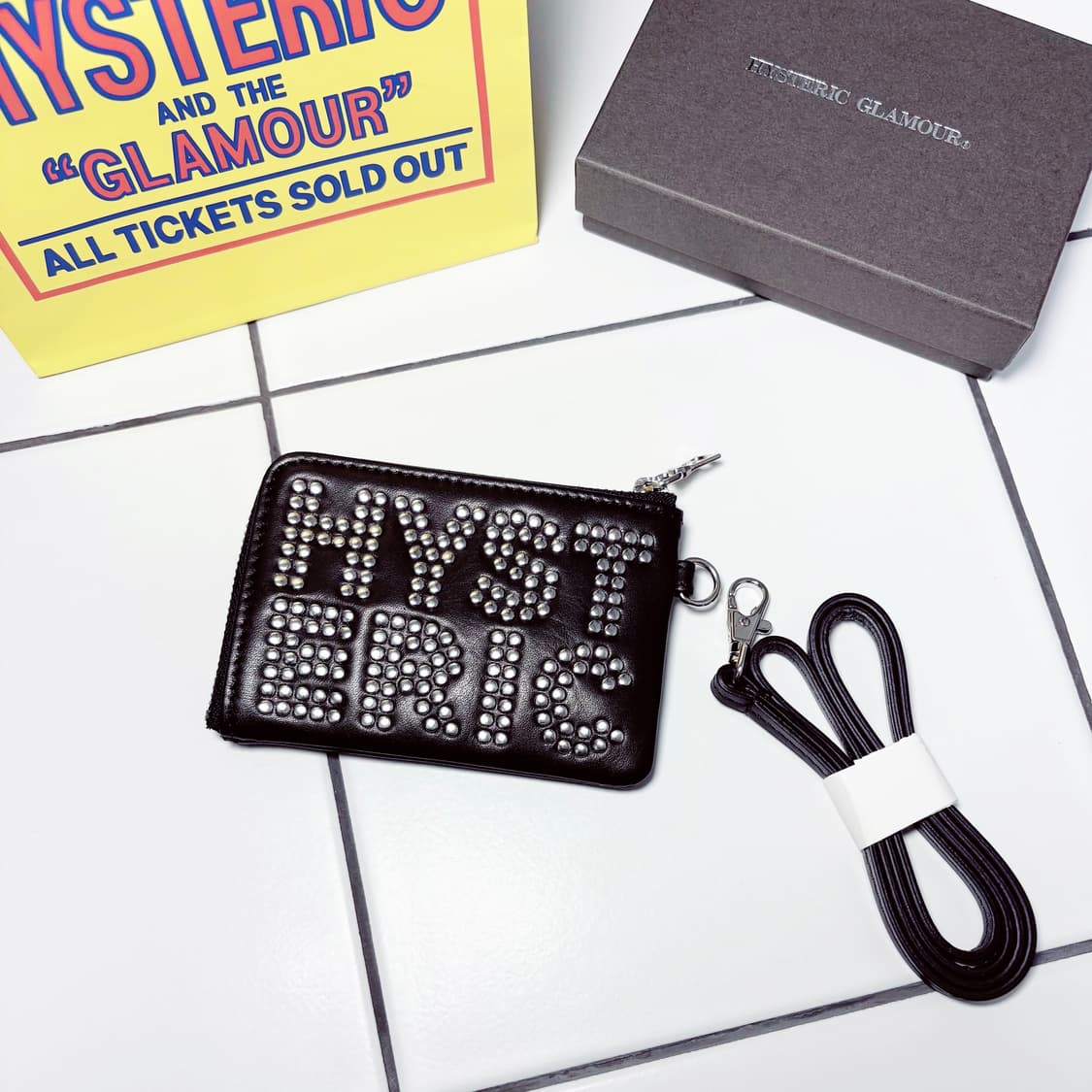 히스테릭 글래머 로고 스터드 목걸이 지갑 상품이미지1