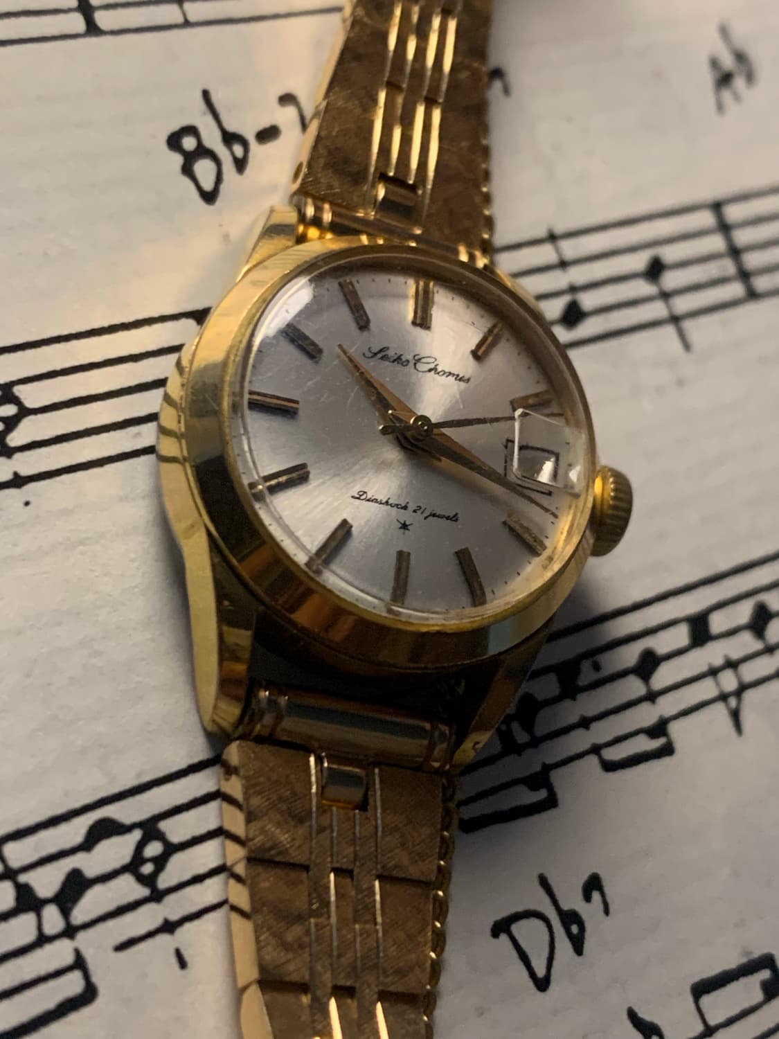 빈티지 Seiko Chorus Calendar 수동시계(상태👍) 상품이미지1