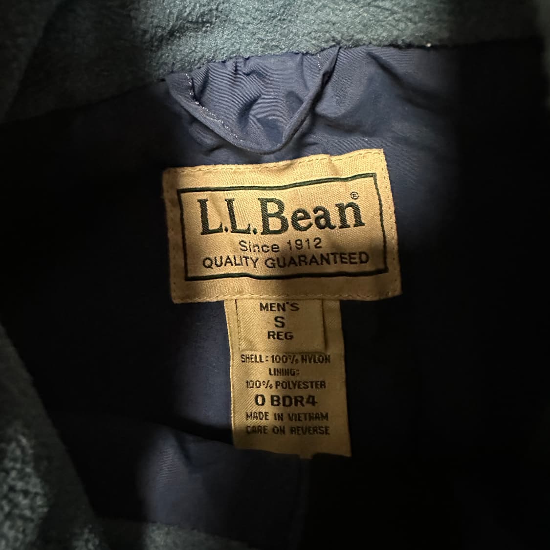L. L. BEAN padded down vest nylon jacket 상품이미지3