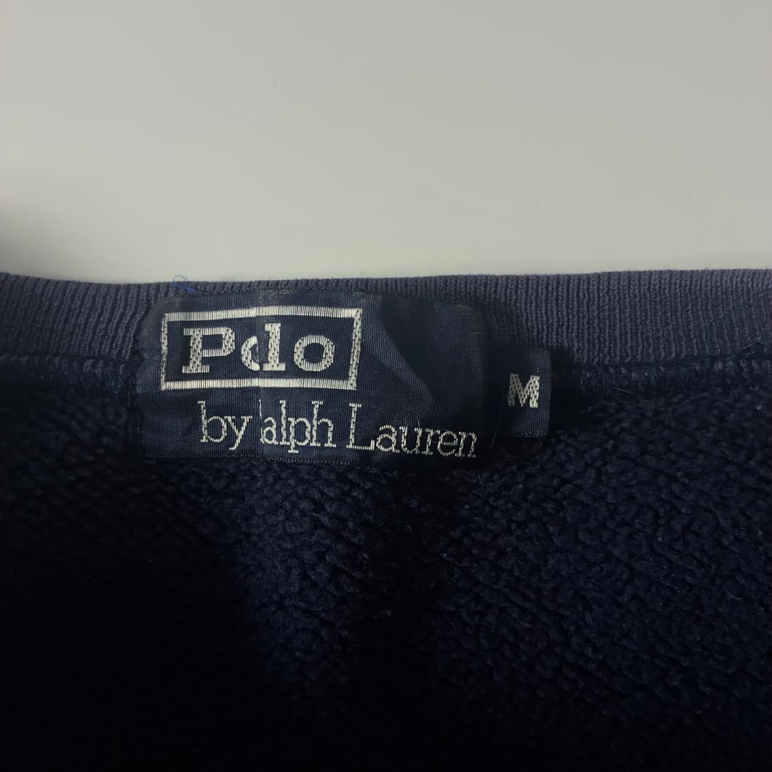 Polo  폴로 랄프로렌 90,s 스펠아웃 패치 네이비 맨투맨 상품이미지5