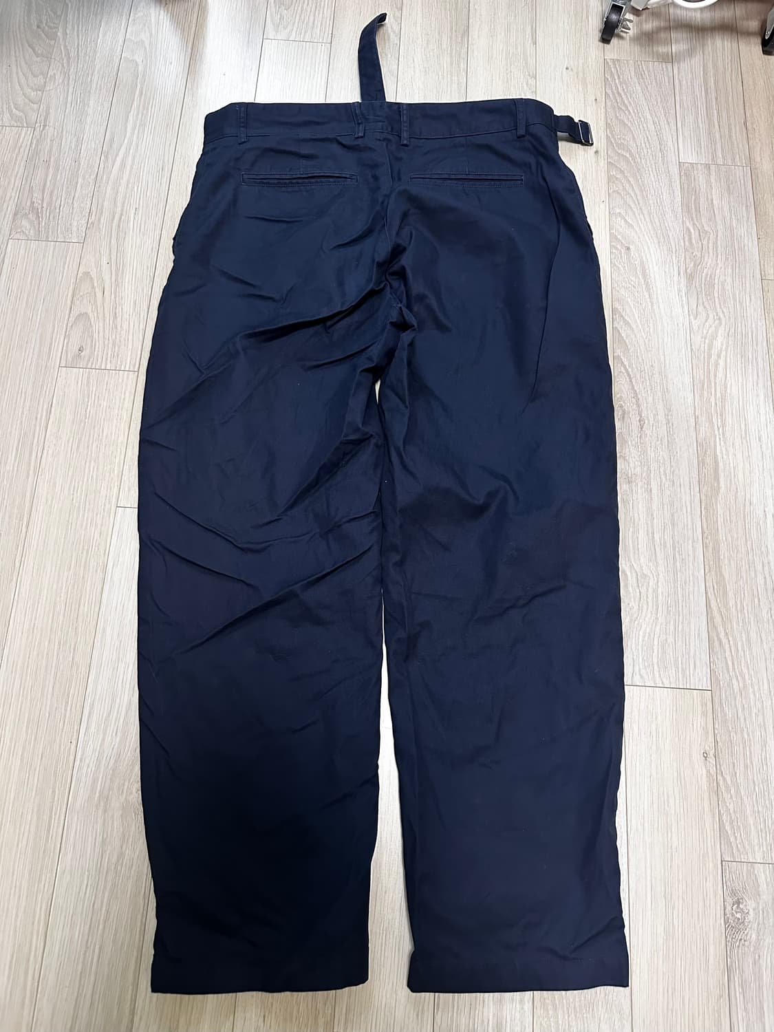 무신사 스탠다드 코튼 구르카 팬츠 네이비 상품이미지4