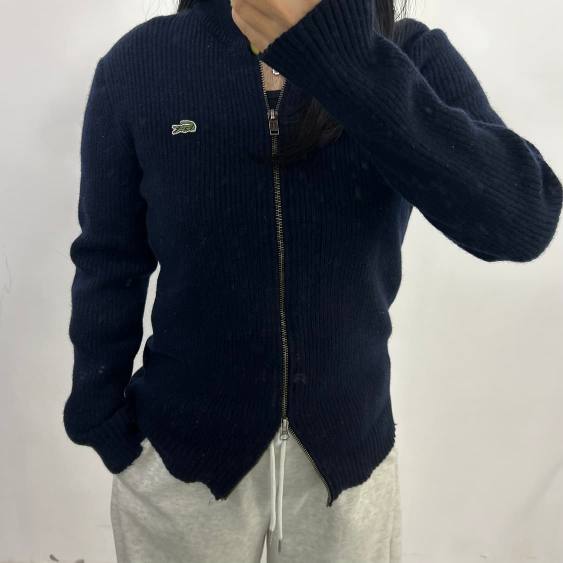 라코스테 투웨이 니트집업[1705] 상품이미지2