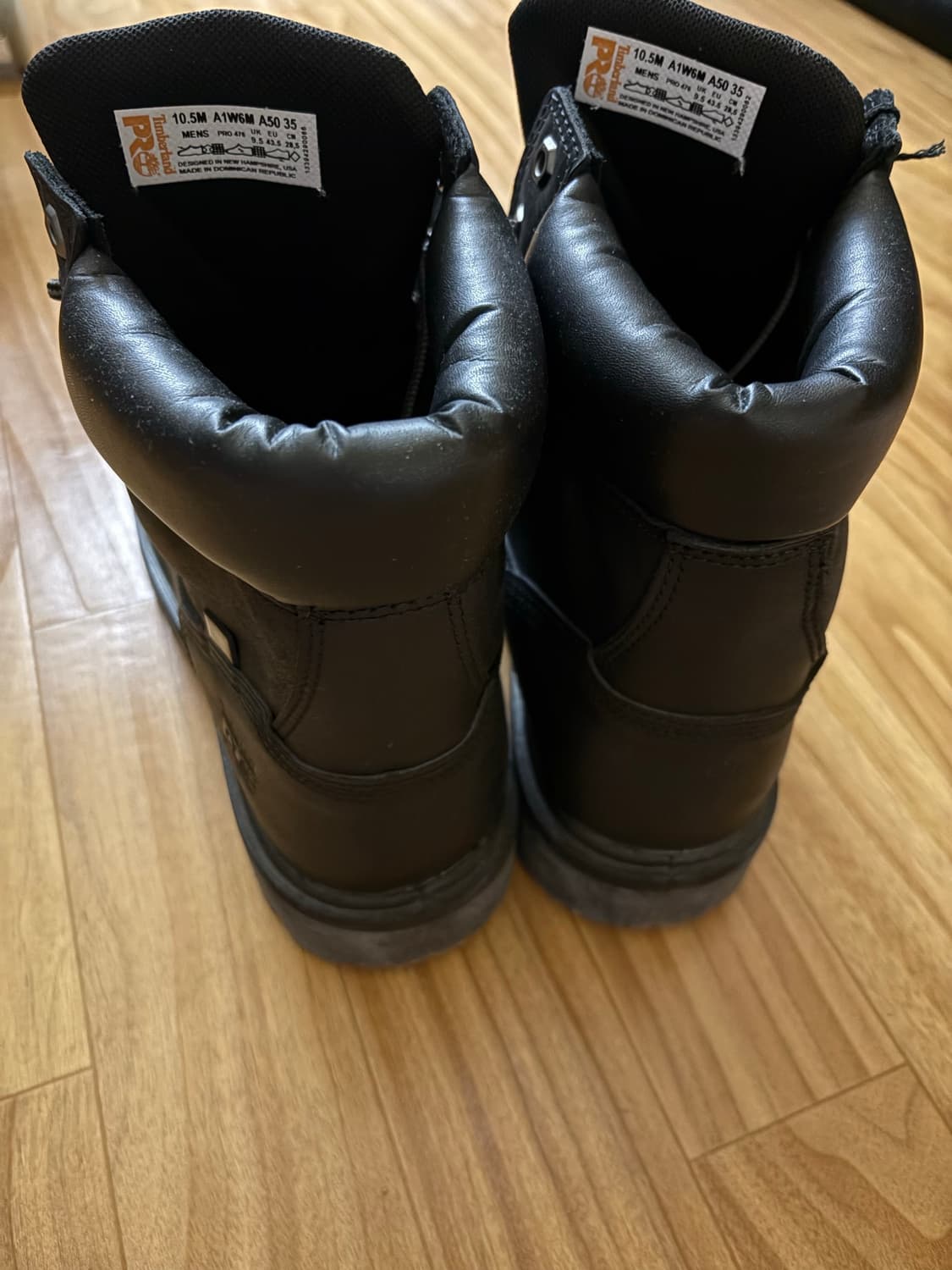 timberland pro 팀버랜드 프로 블랙 부츠 상품이미지2