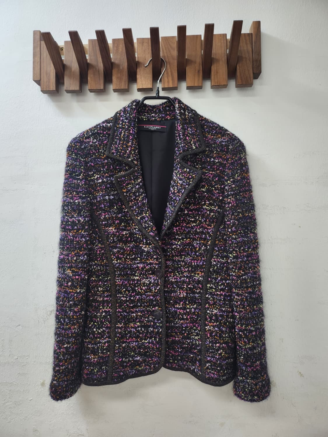 일본빈티지 레오나드트위드자켓 상품이미지1