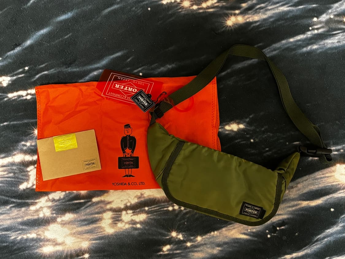 요시다포터 X 캡틴선샤인 트래블러 퍼니백 -올리브 [택/더스트백 포함] 상품이미지1