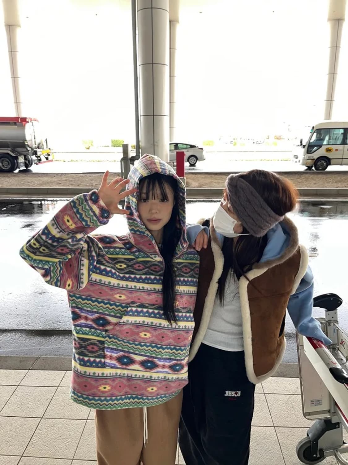 김아홉 에스닉 후리스 후디 상품이미지3