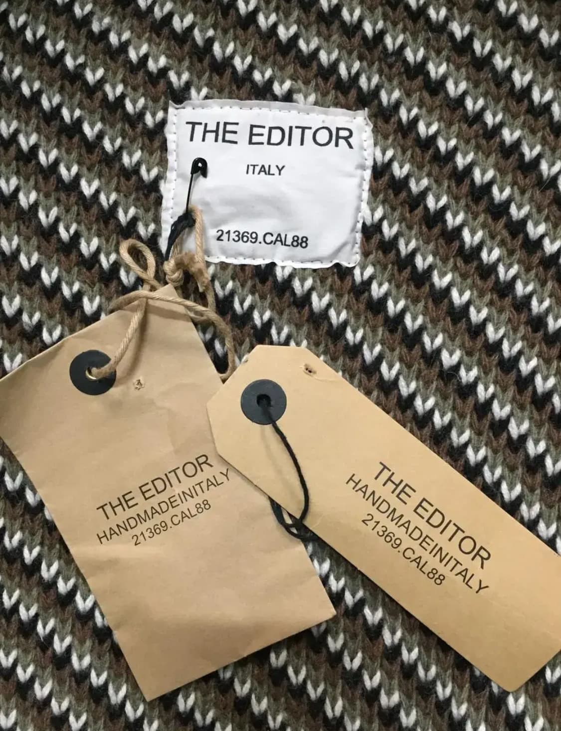 THE EDITOR 더 에디터 숄 칼라 헤비울 카디건(S 사이즈) 상품이미지6