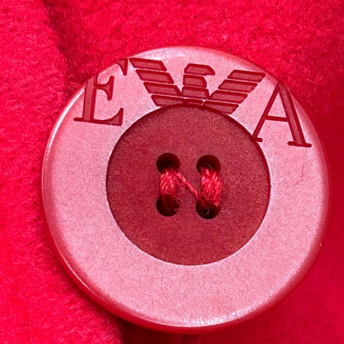 엠포리오 아르마니 레드 코트 US 12 상품이미지4