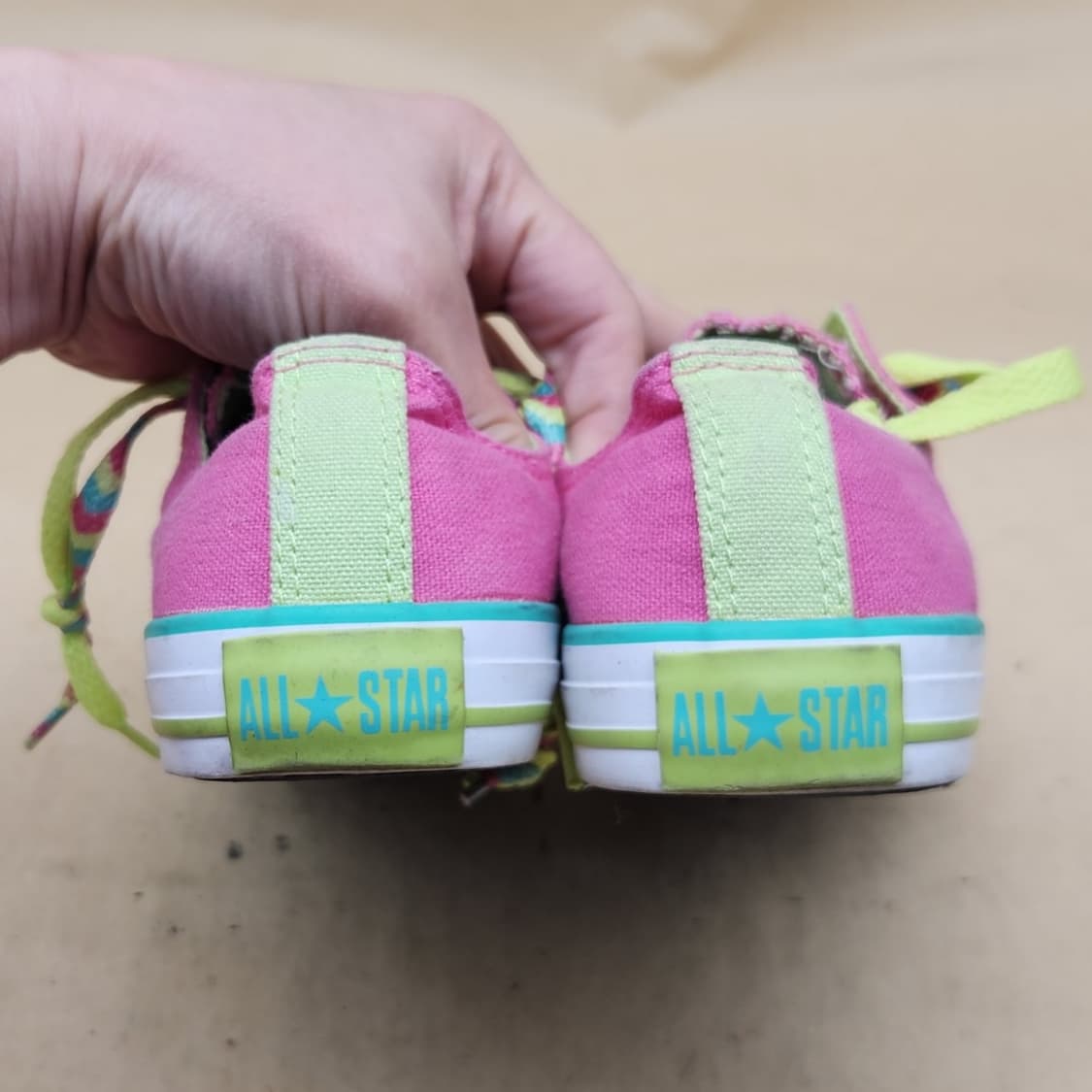 컨버스 핑크 아동 스니커즈 215 상품이미지4