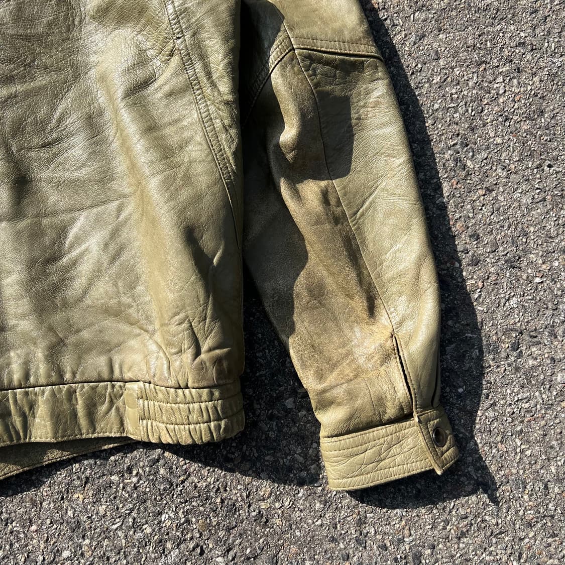 90’s Adolfo 레더 자켓 상품이미지7