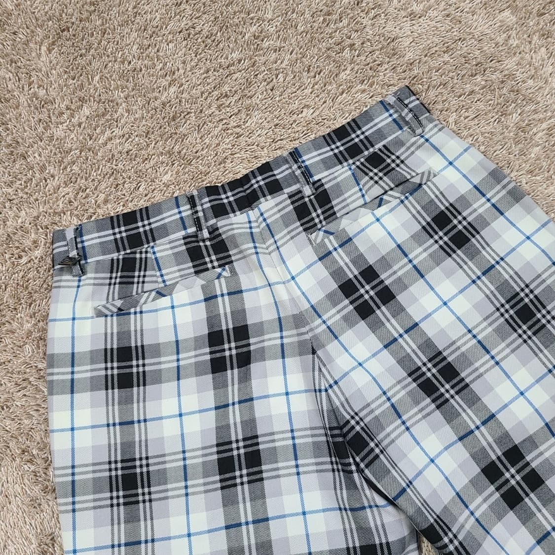 이안폴터디자인 체크 골프바지 32W 상품이미지5