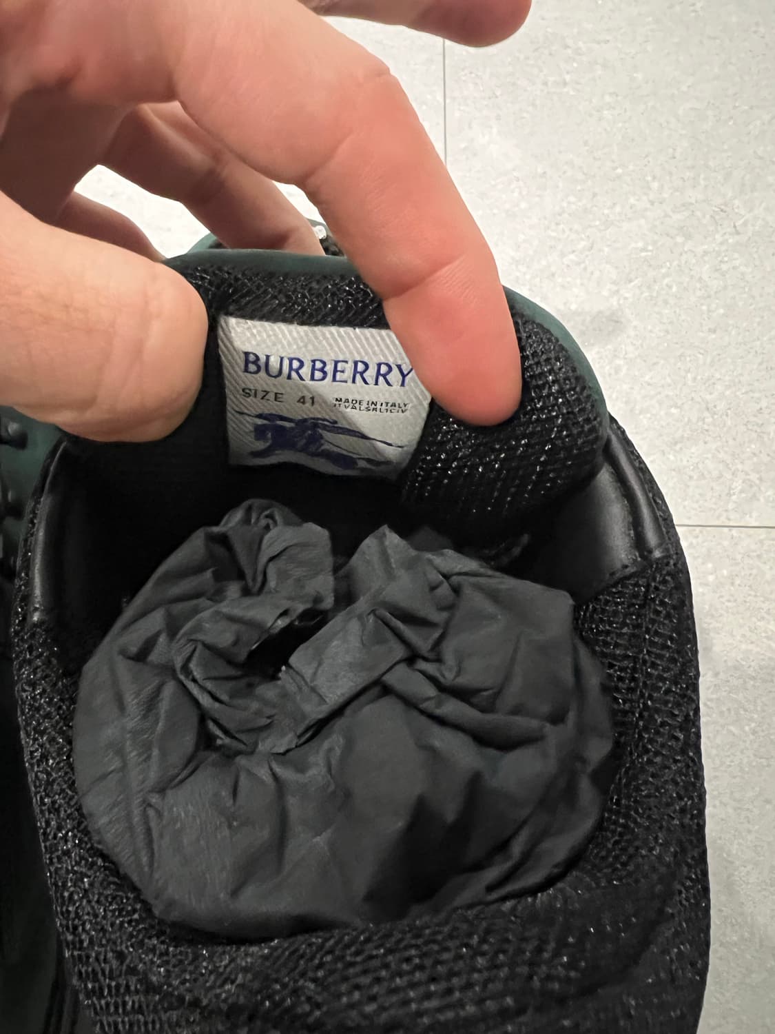 [새제품][41] 버버리 누벅 트랙부츠 상품이미지4