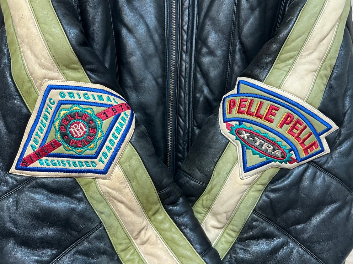 90‘s Pelle pelle 가죽패딩, 가죽자켓 (레어) 상품이미지3