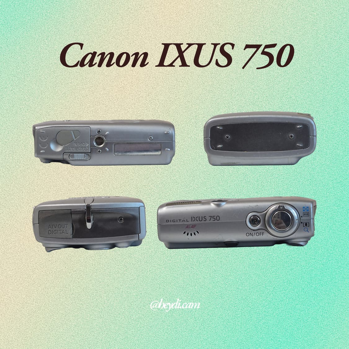 (아일릿 원희) 캐논 ixus750 IXY700 실버 상품이미지3
