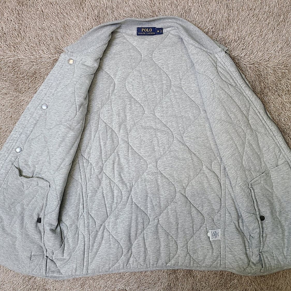 폴로 회색 패딩 조끼 상품이미지5