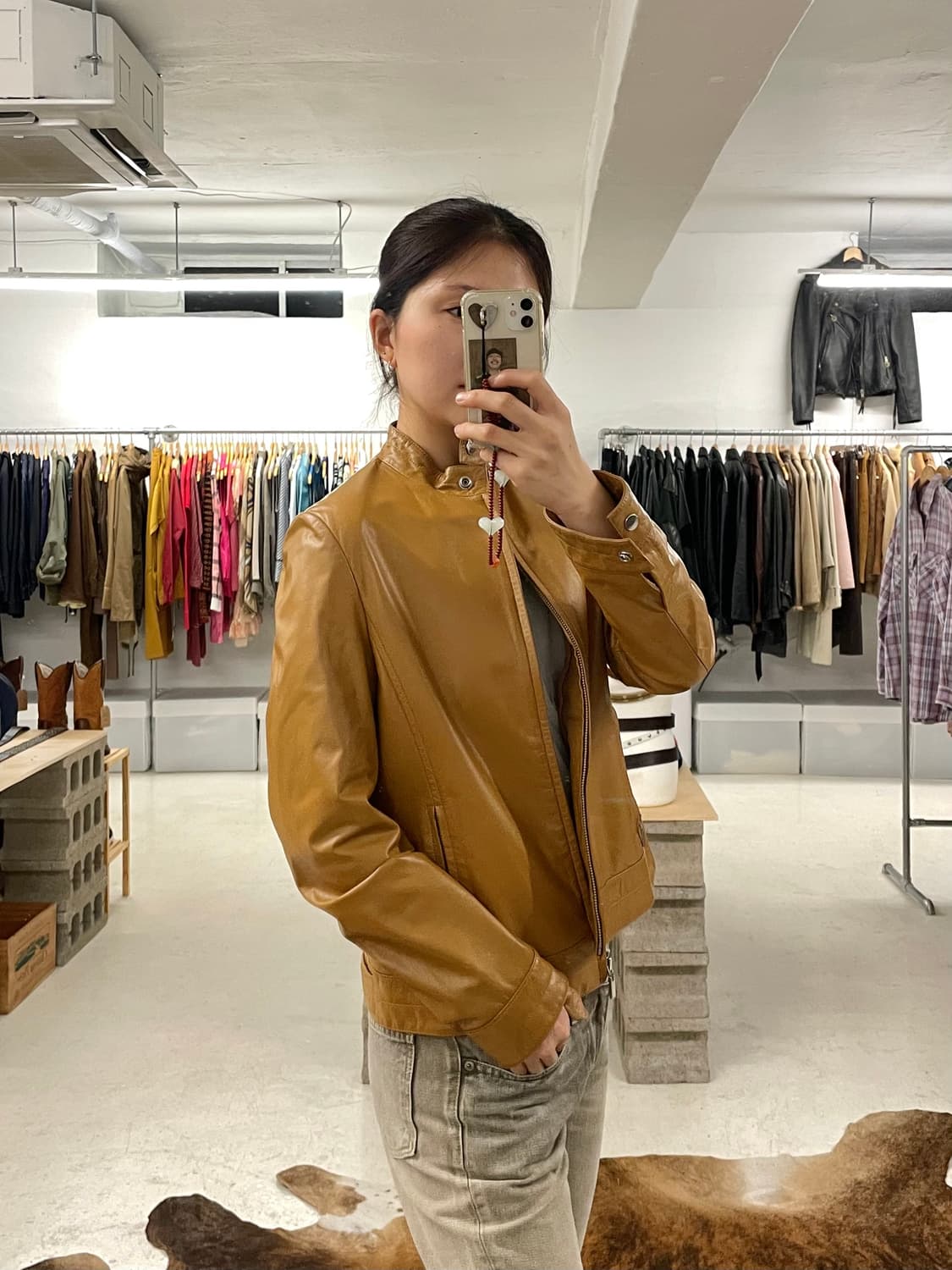 VTG leather rider jacket 레더 라이더 자켓 상품이미지10