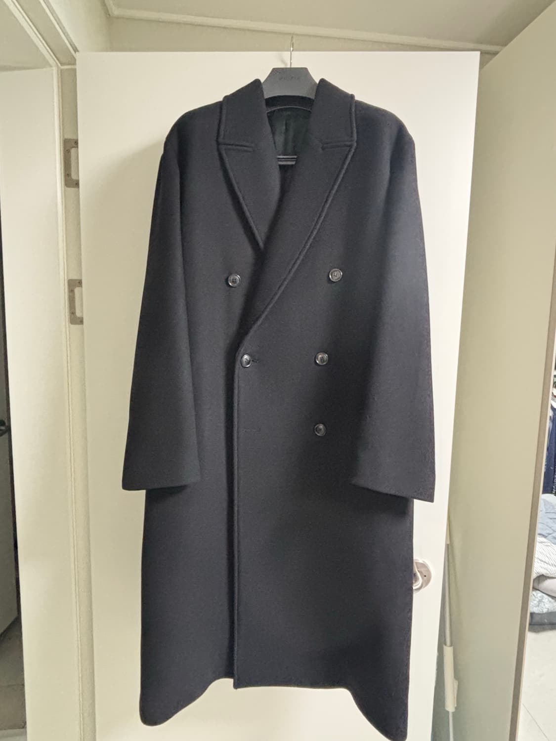 쿠어 MTR오버핏 더블 롱코트 상품이미지1