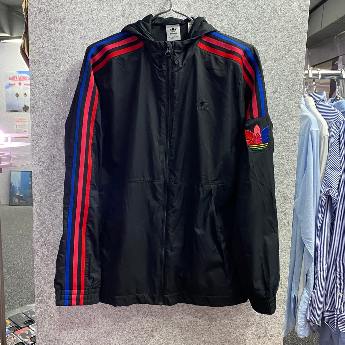 아디다스 오리지널 신형 배색 바람막이 B3122 상품이미지2