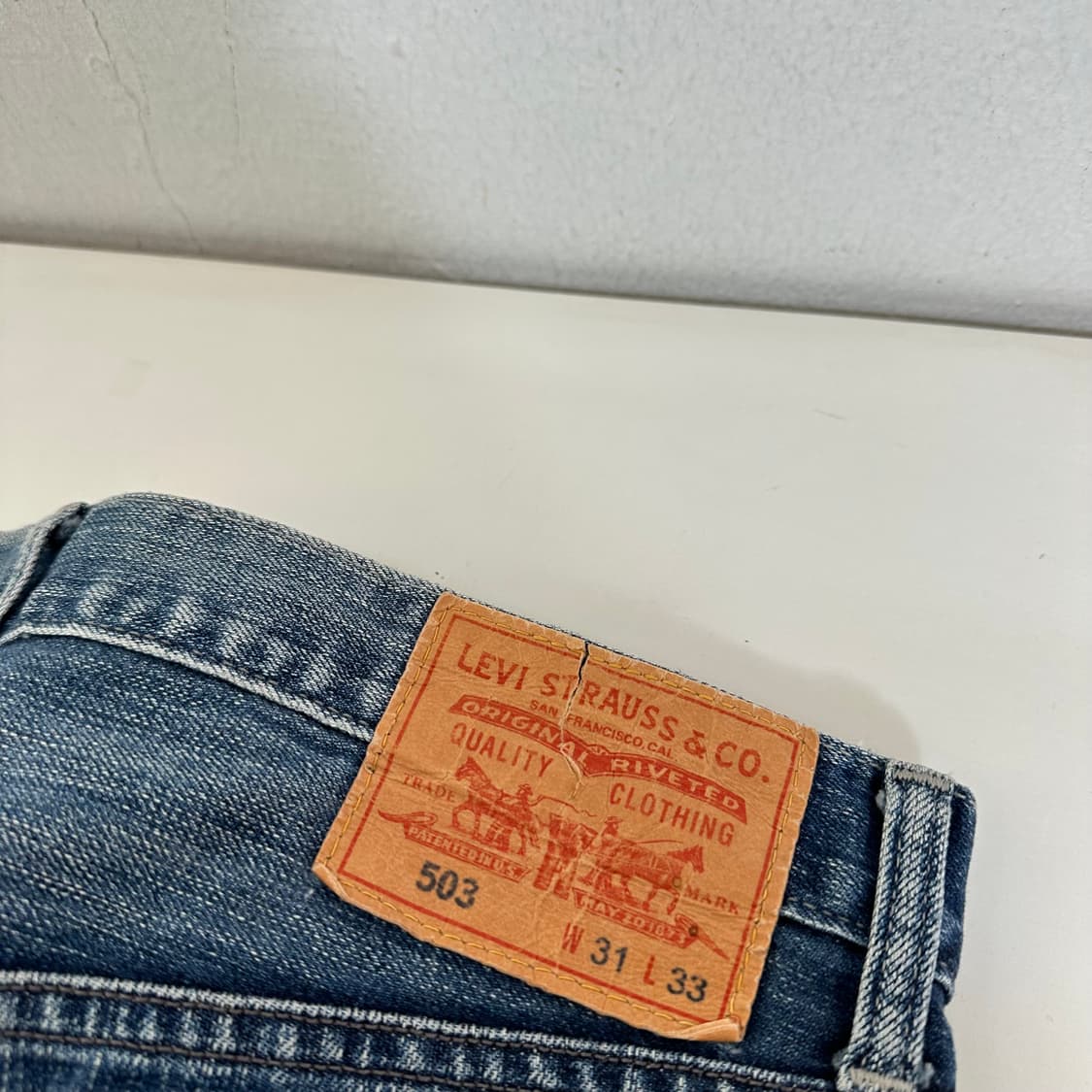 31 리바이스503 중청 스트레이트핏 데님팬츠 상품이미지2