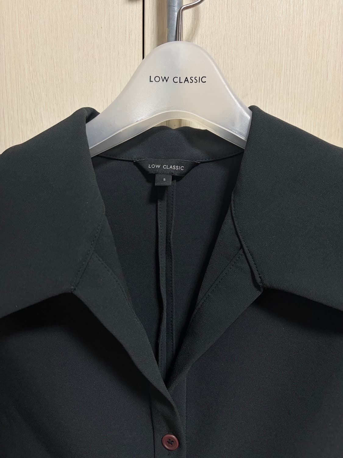 (옷걸이포함) 20FW 로우 클래식 셔링 셔츠 S 상품이미지1