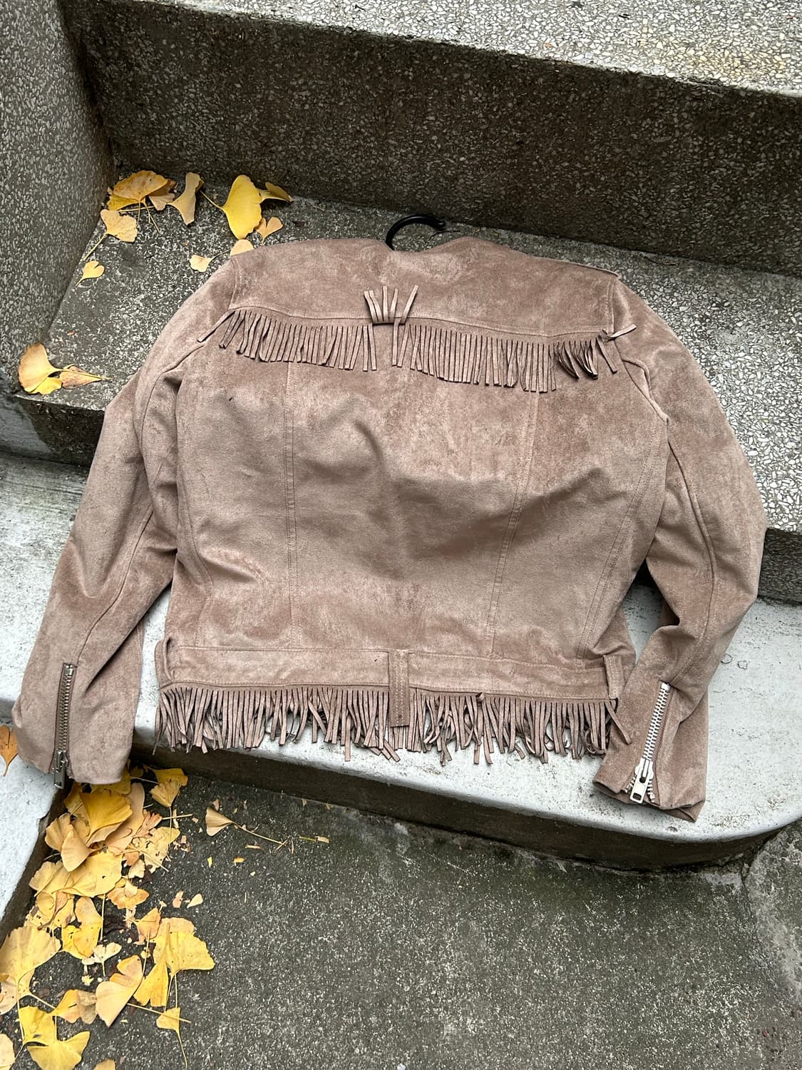 2000s VTG 스웨이드 멀티지퍼 웨스턴 자켓 상품이미지4