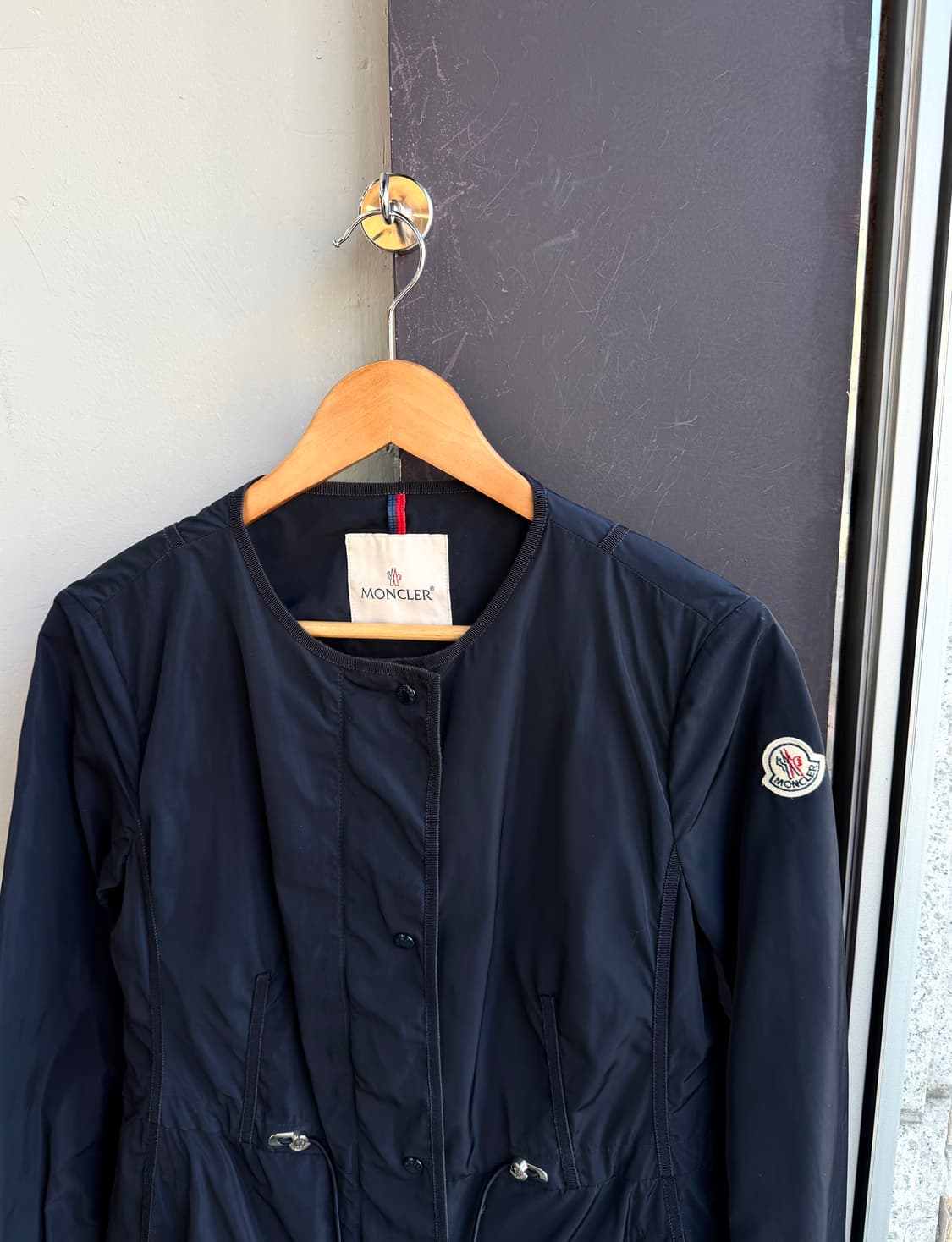 .2/ 몽클레어 노카라 와펜 바람막이 코트 자켓 상품이미지4