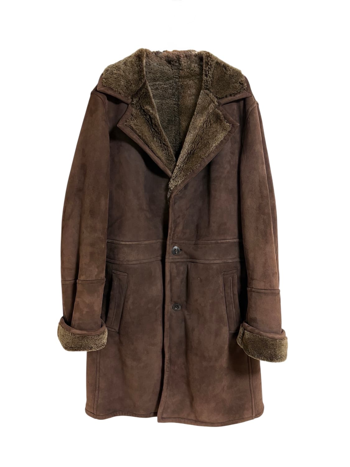 💜[이태리 명품] BRUNO MAGLI 브루노말리 리얼 무스탕 코트 상품이미지1