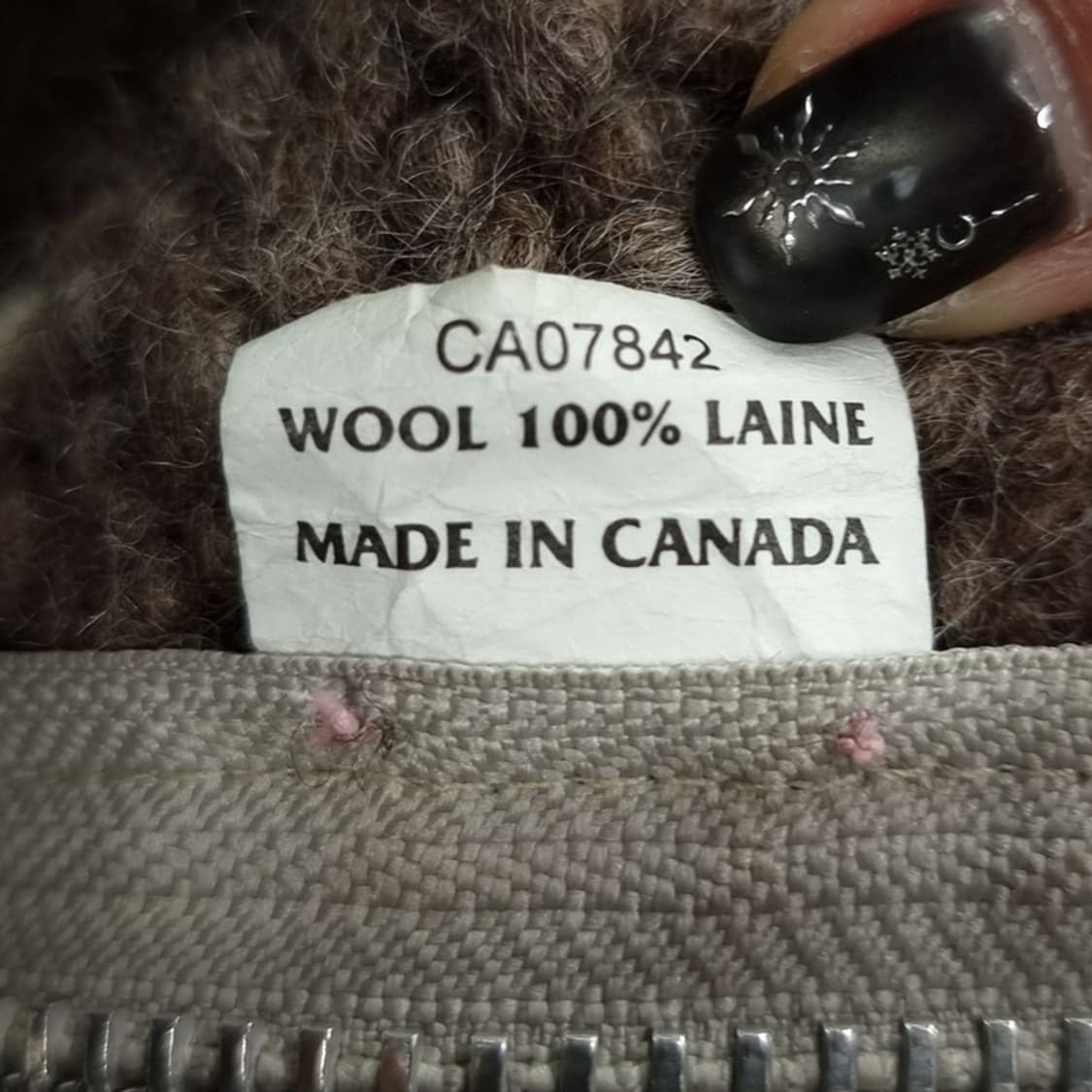 [캐나다 빈티지] 헤비 울 에스닉 코위찬 가디건 P01312 상품이미지6