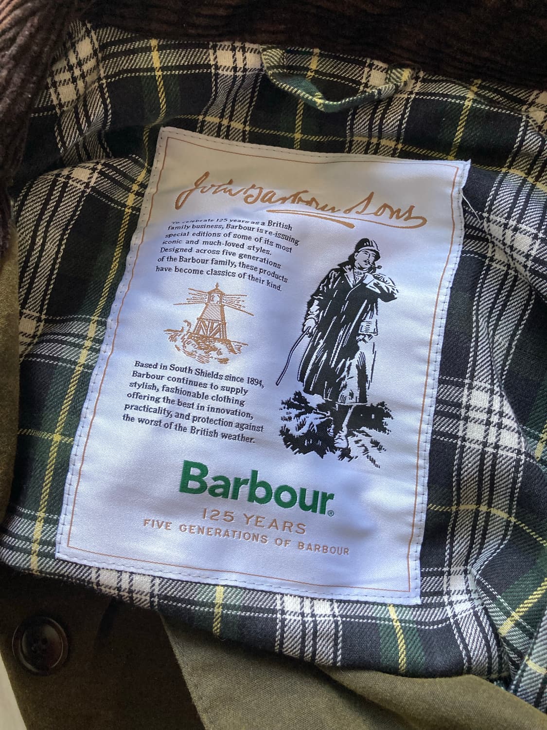 Barbour Icons Haydon Wax Jacket 상품이미지3