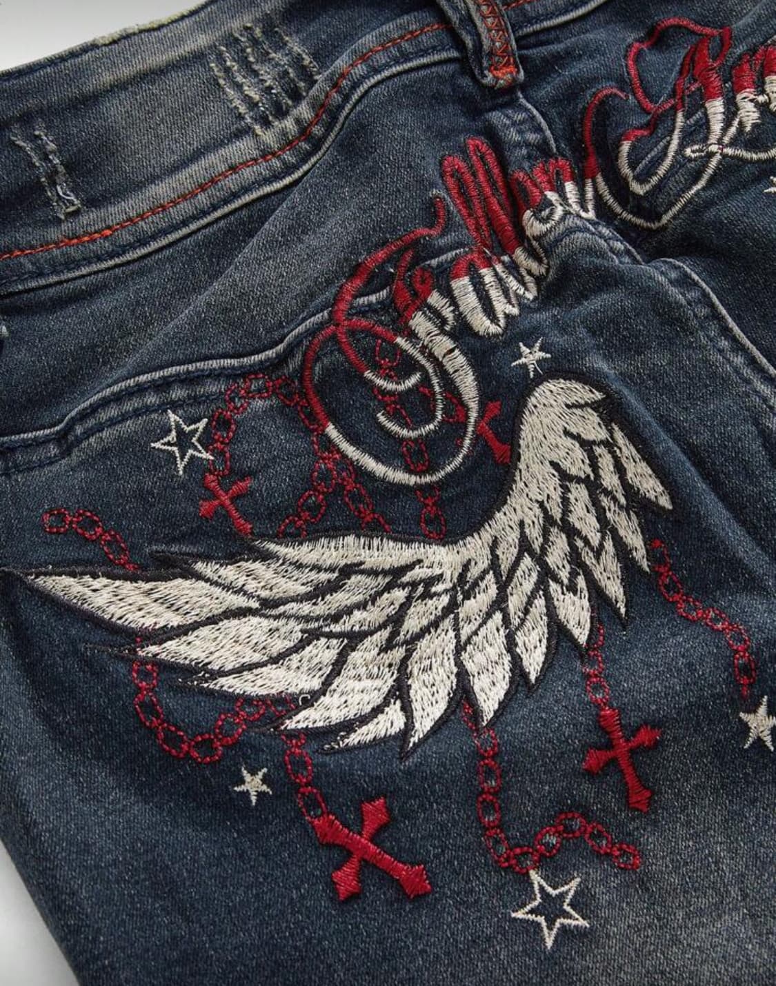 ROMWE 여성용 Y2K 스트리트웨어 스타일 크로스 & 윙  상품이미지3