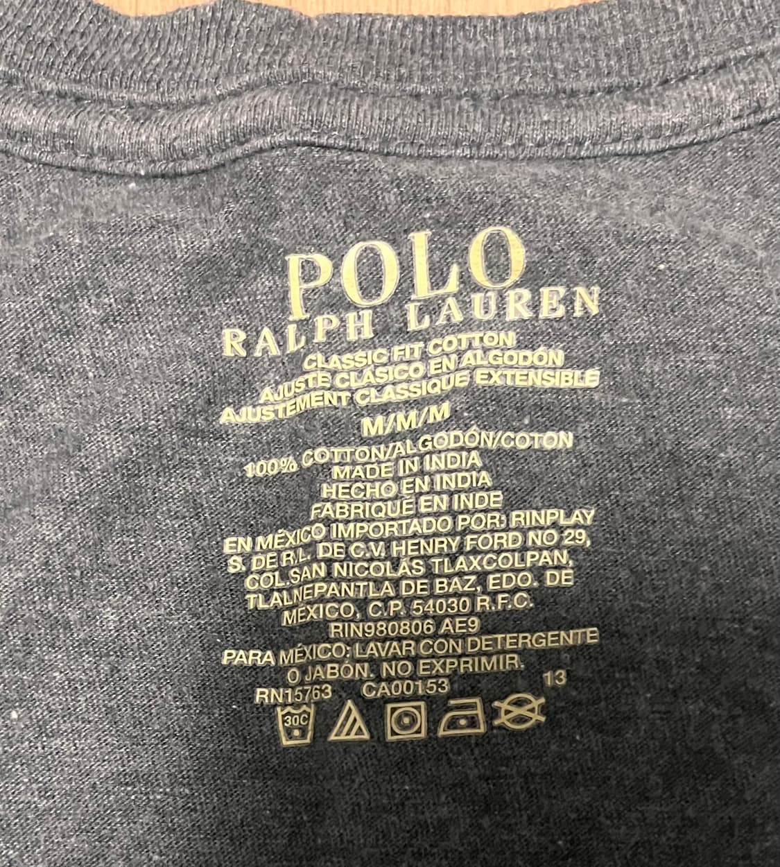 폴로 랄프로렌 브이넥 반팔티 M 상품이미지2