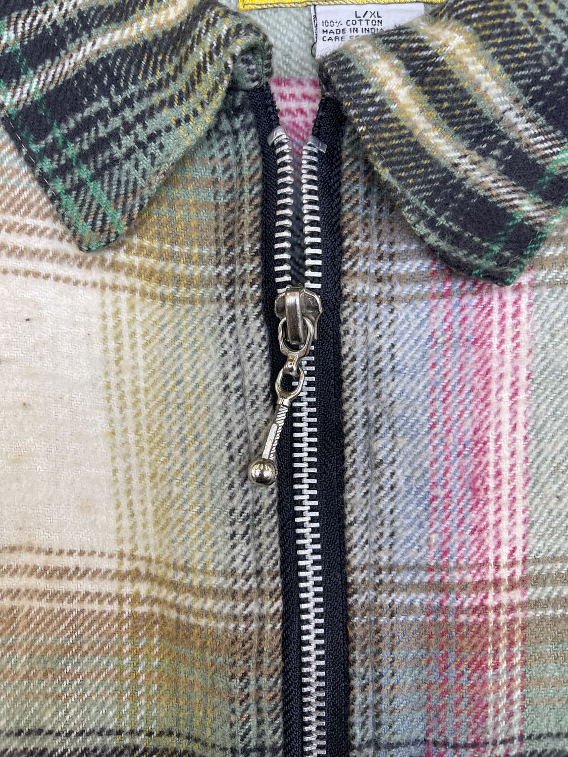 태그래그 90s 플란넬 체크 집 오버셔츠 상품이미지5