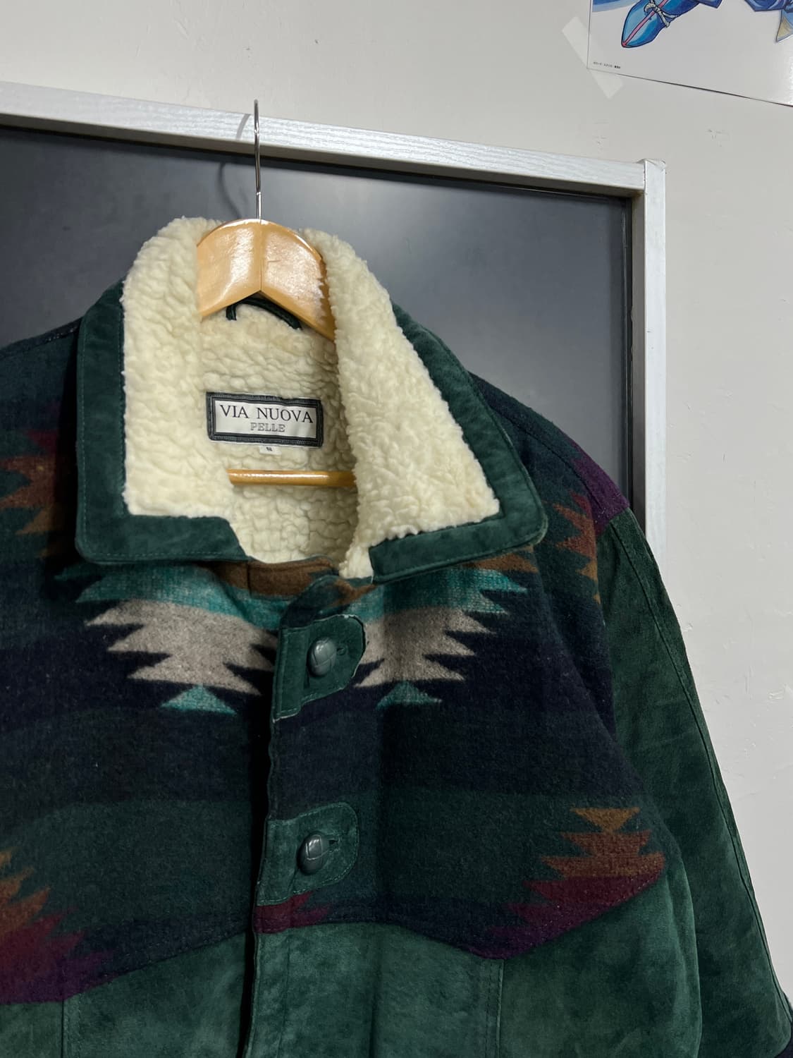 Vintage 빈티지 아즈텍 패턴 무스탕 자켓 상품이미지2