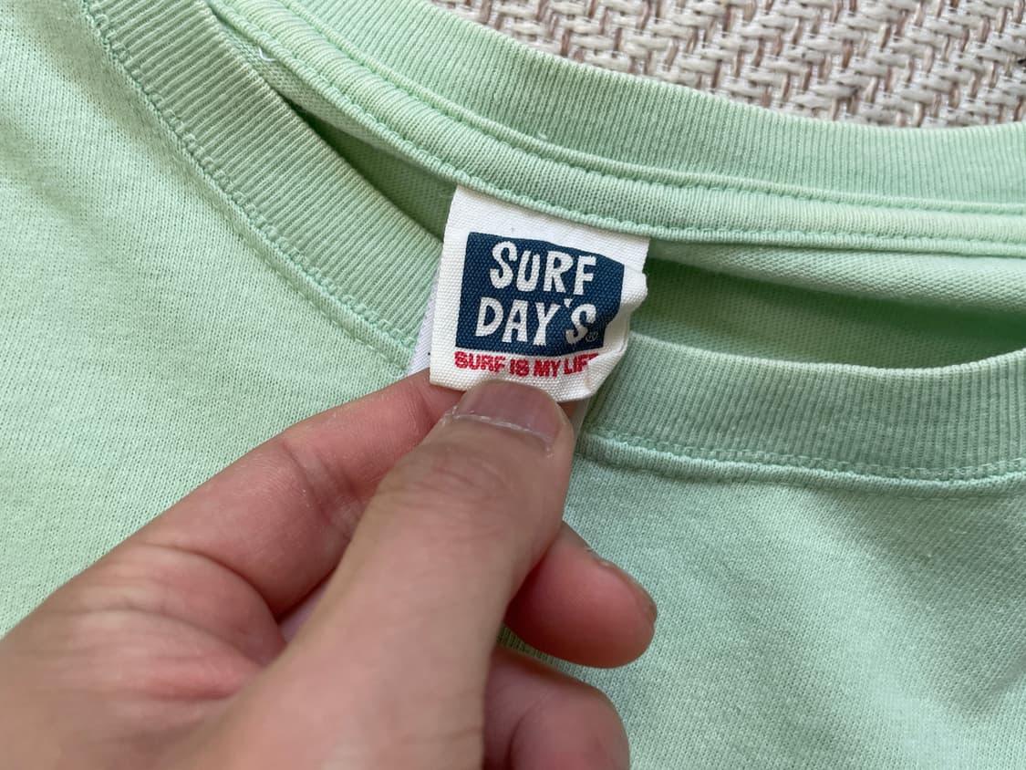 빈티지 surfday 그래픽 반팔티셔츠  J04413 상품이미지5