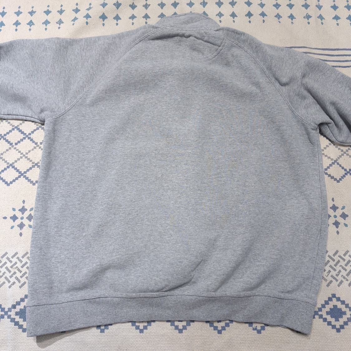 칼하트 그레이 모크넥 반집업 릴렉시드 아노락 기모 긴팔 티셔츠 롱슬리브 상품이미지9