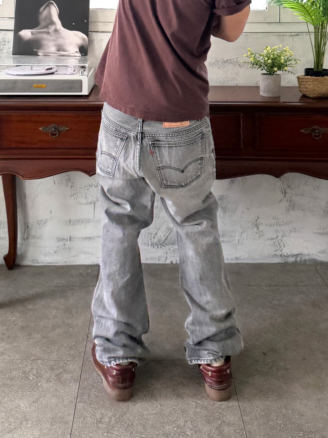 리바이스 752 오렌지탭 흑청 상품이미지1