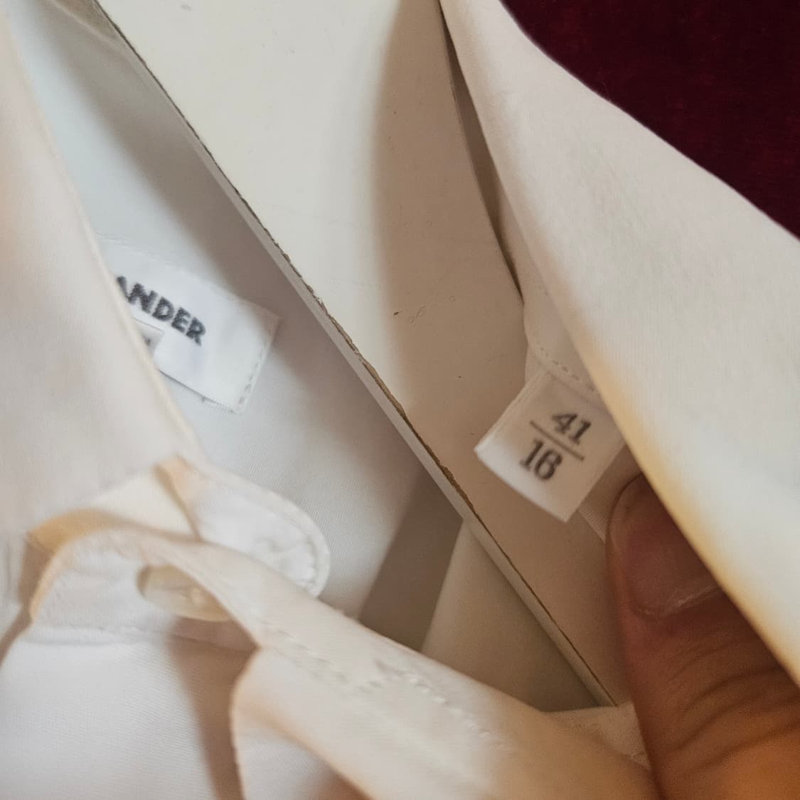 질산더(JIL SANDER) 화이트 드레스 셔츠 상품이미지5