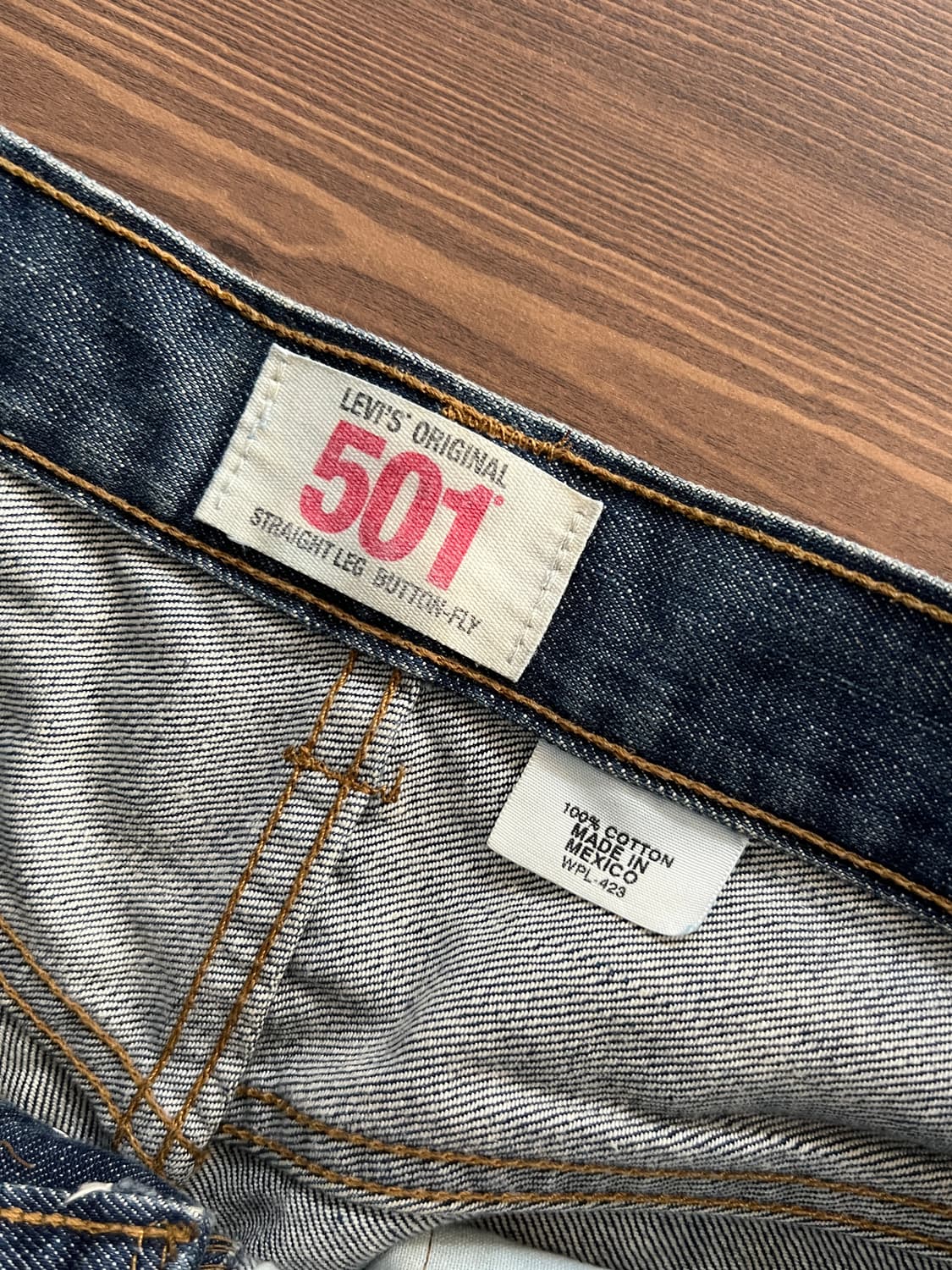 00s Levis 리바이스 501 스트레이트 버튼플라이 데님 팬츠 상품이미지6