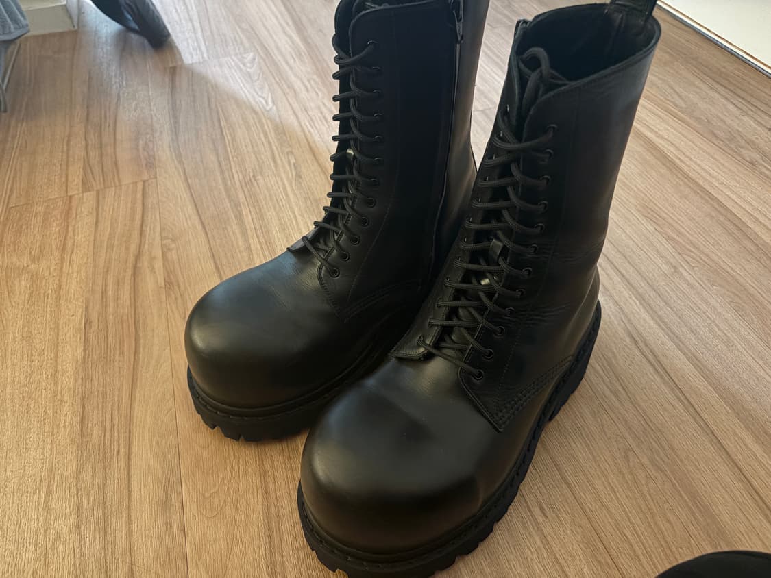 [42] 발렌시아가 스톰퍼 레더 부츠 상품이미지2