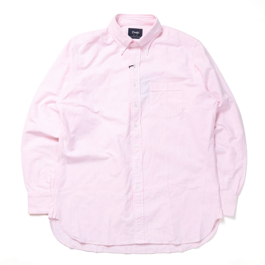 드레익스 Drake's Stripe Cotton Shirt 

 상품이미지1