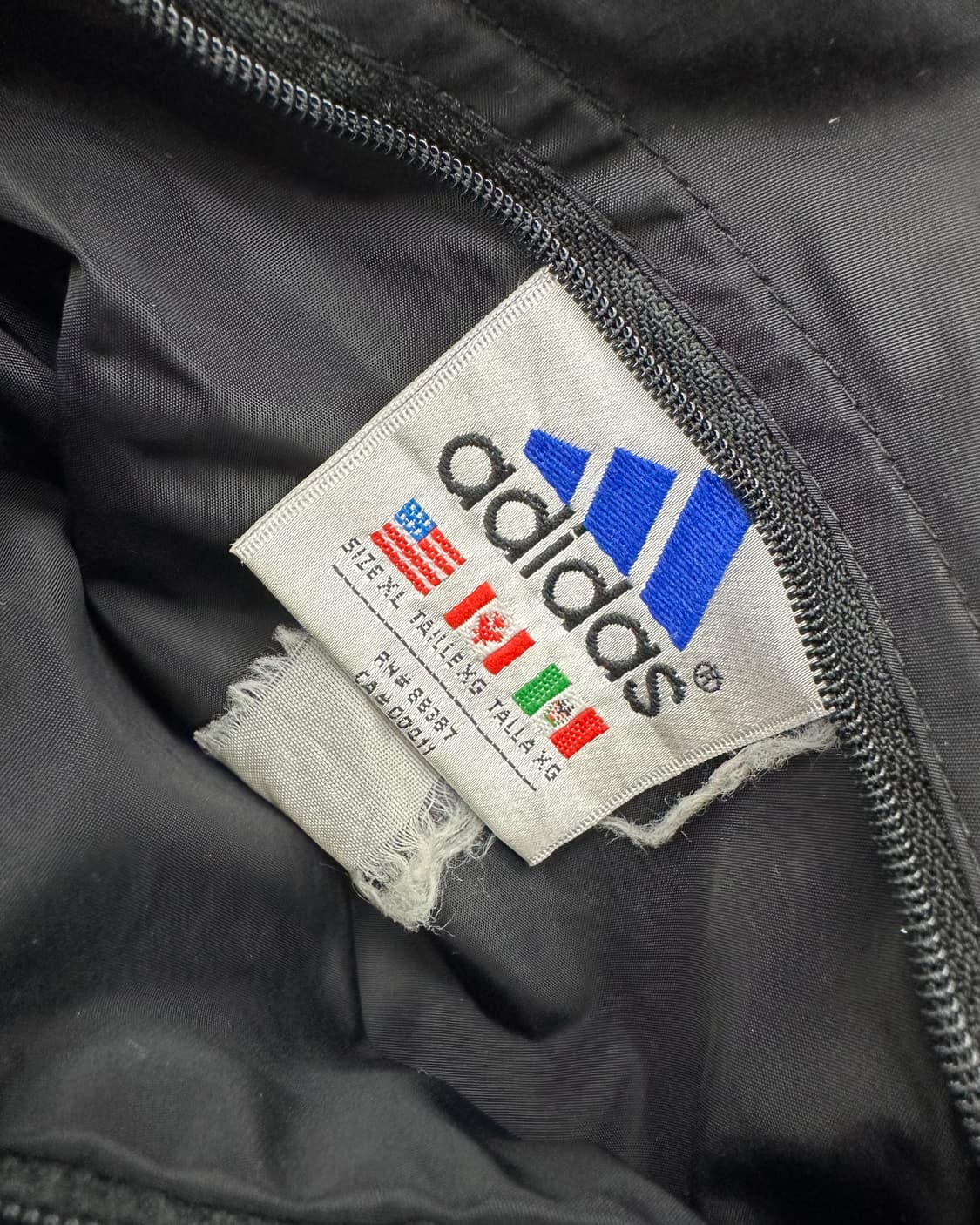 (2XL)90'S 아디다스 빅로고 양면 점퍼-M1115 상품이미지7