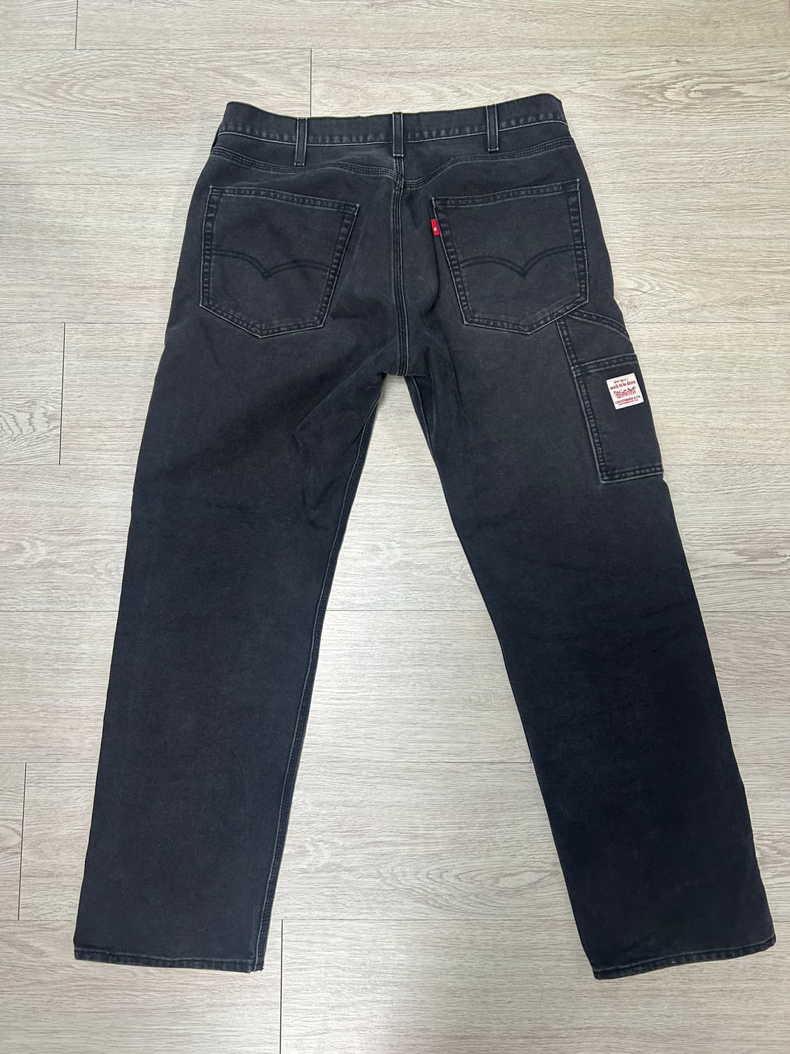 리바이스 568 [34x32] 블랙 카펜터 팬츠 상품이미지1
