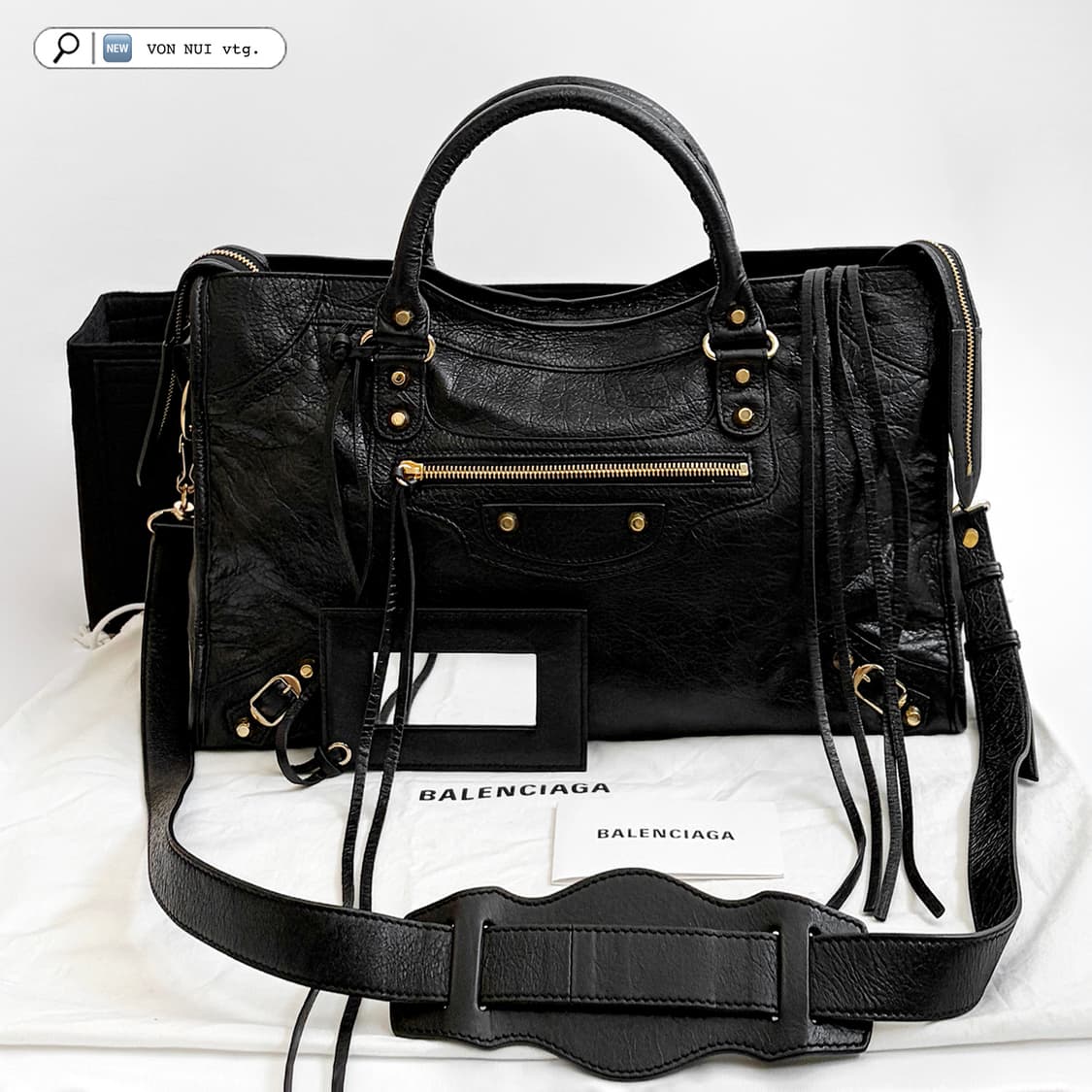 발렌시아가 클래식 시티백 미듐 판매합니다. 상품이미지1