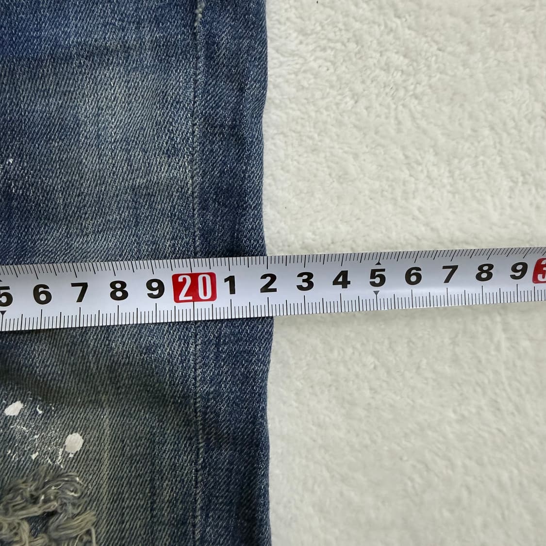 38 디스퀘어드2 데미지 페인트 데님팬츠 0312T 상품이미지6