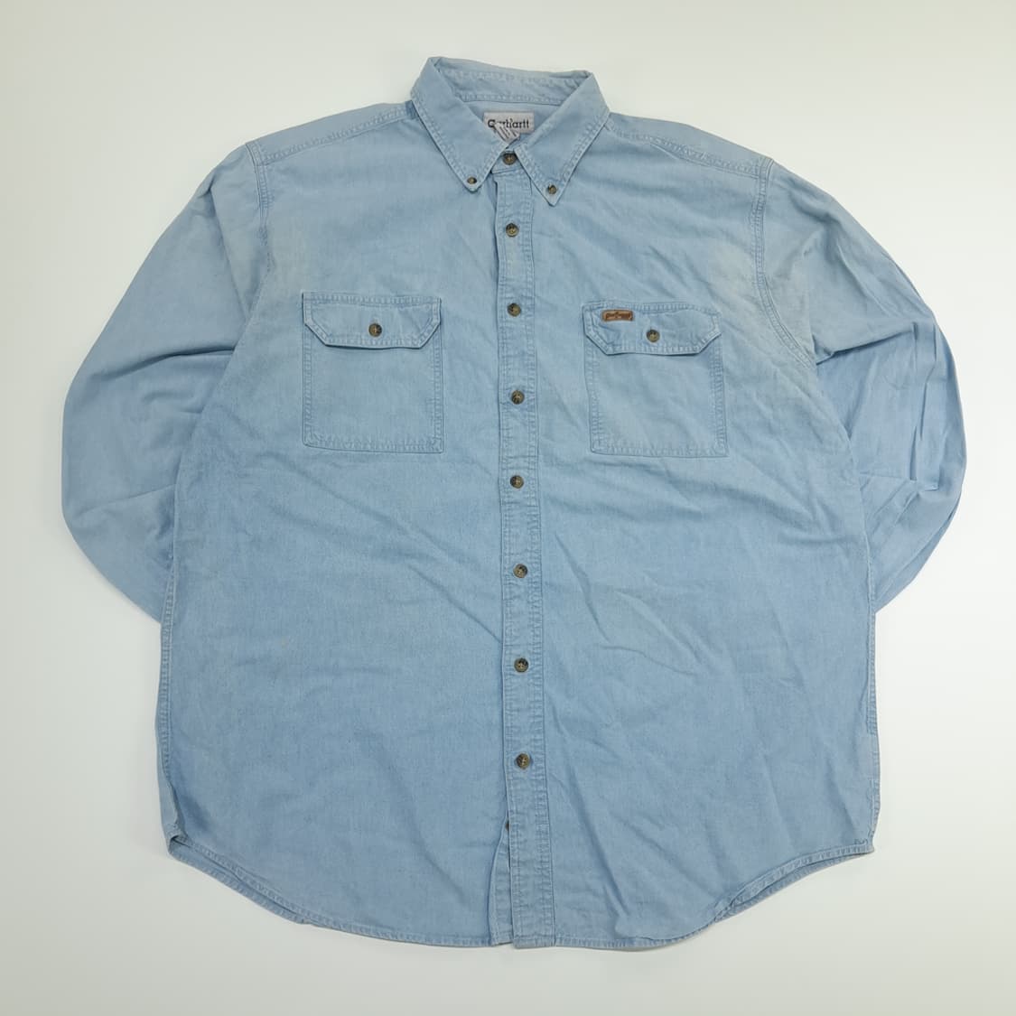 CN687 XLT 칼하트 데님 긴팔 워크 셔츠 남방 상품이미지1