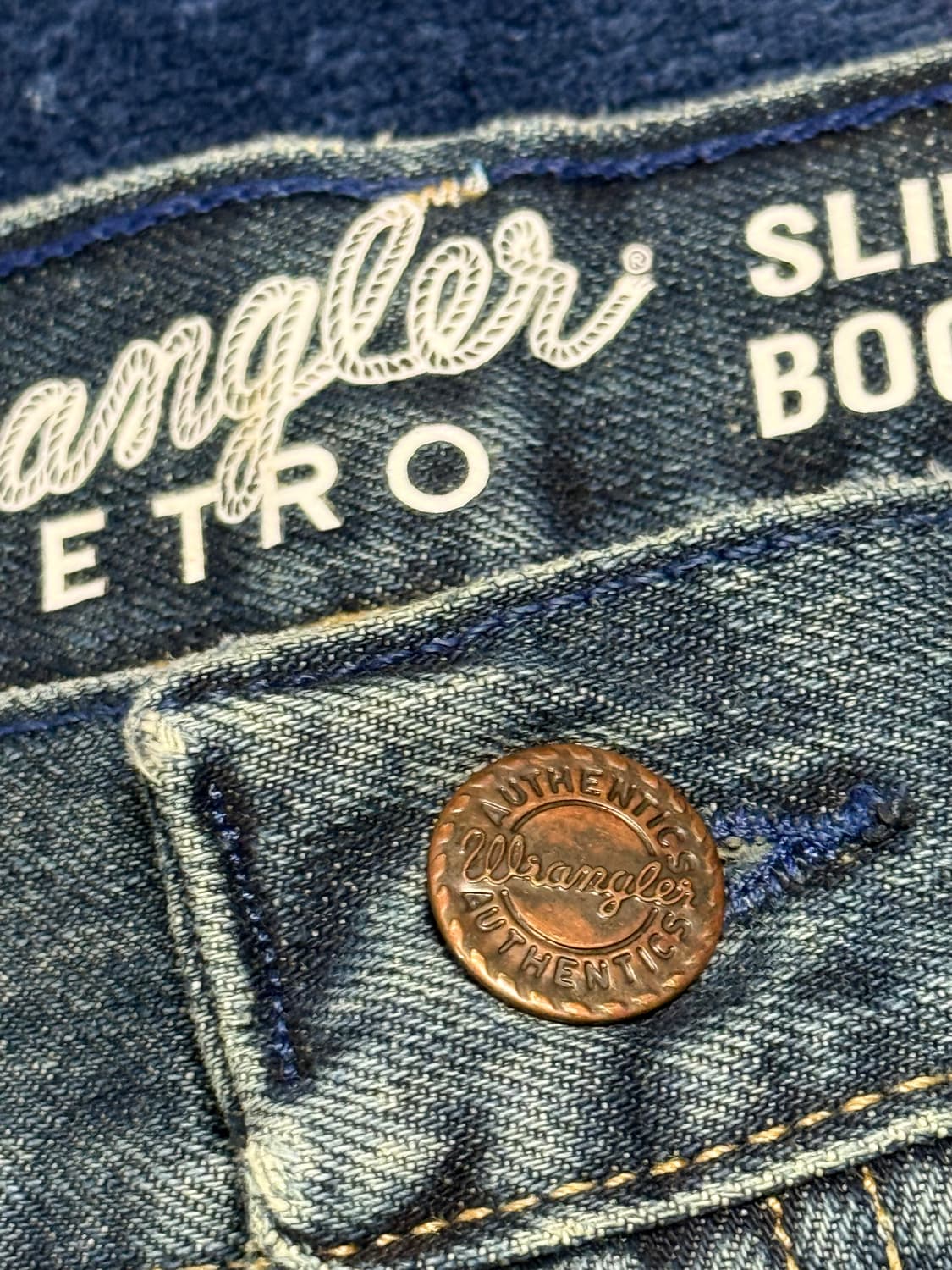 랭글러부츠컷데님 wrangler bootcut denim웨스턴부츠컷데님 상품이미지6