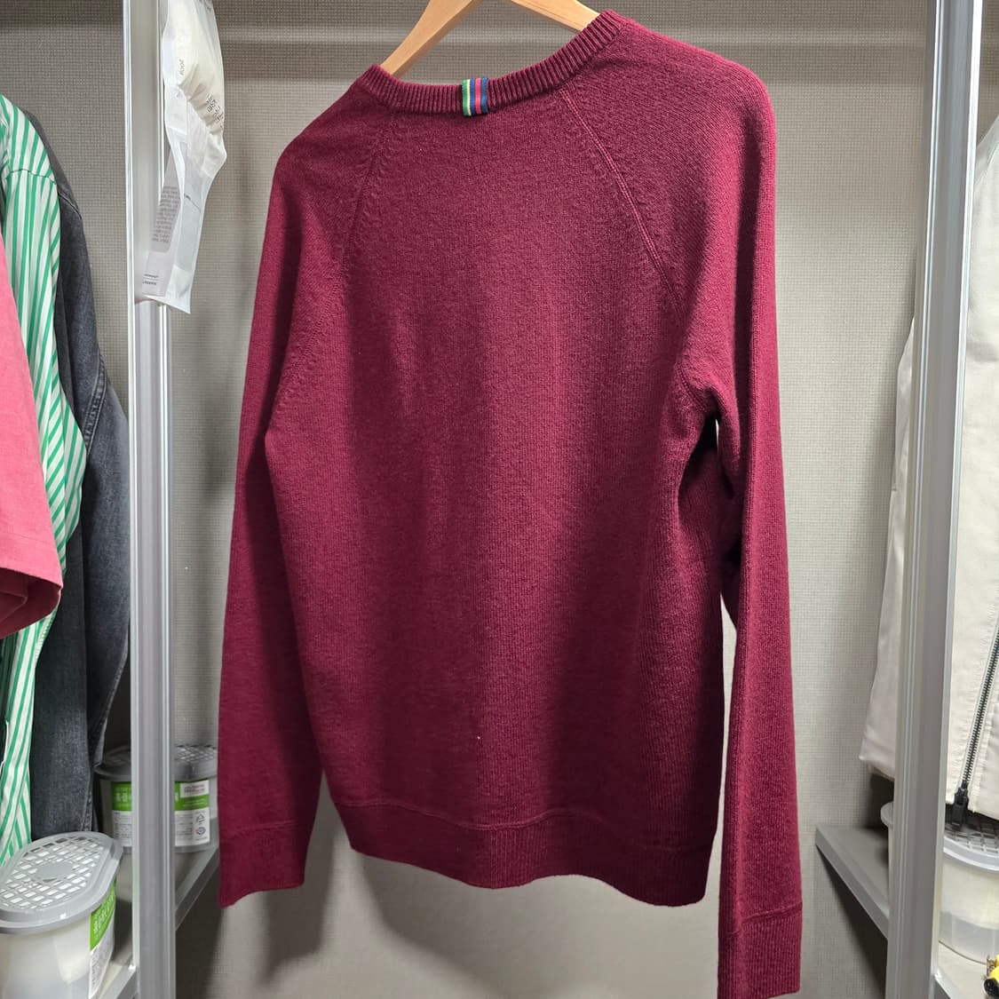 [새제품] 폴스미스 울니트 버건디 M 상품이미지3