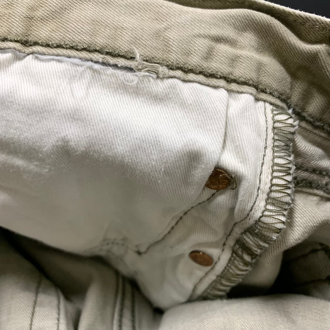 빈티지 리바이스 501 워싱 데님팬츠(32사이즈) 남자청바지  상품이미지9