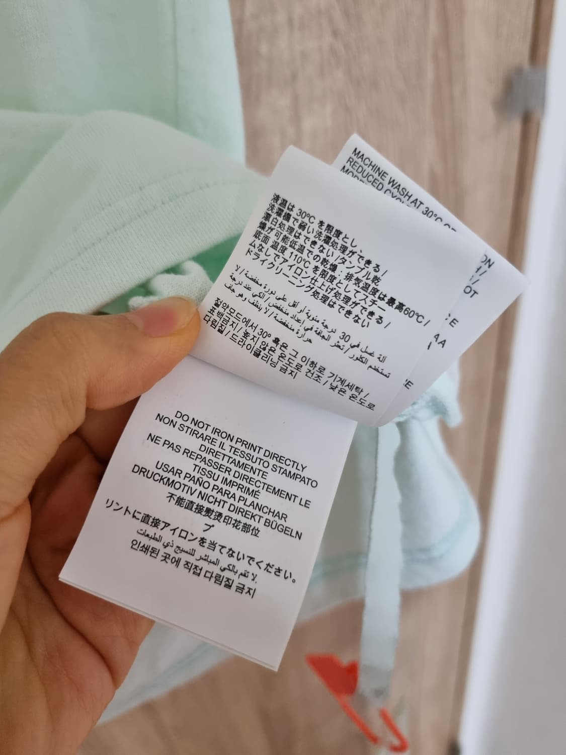 오프화이트 반팔티  상품이미지8