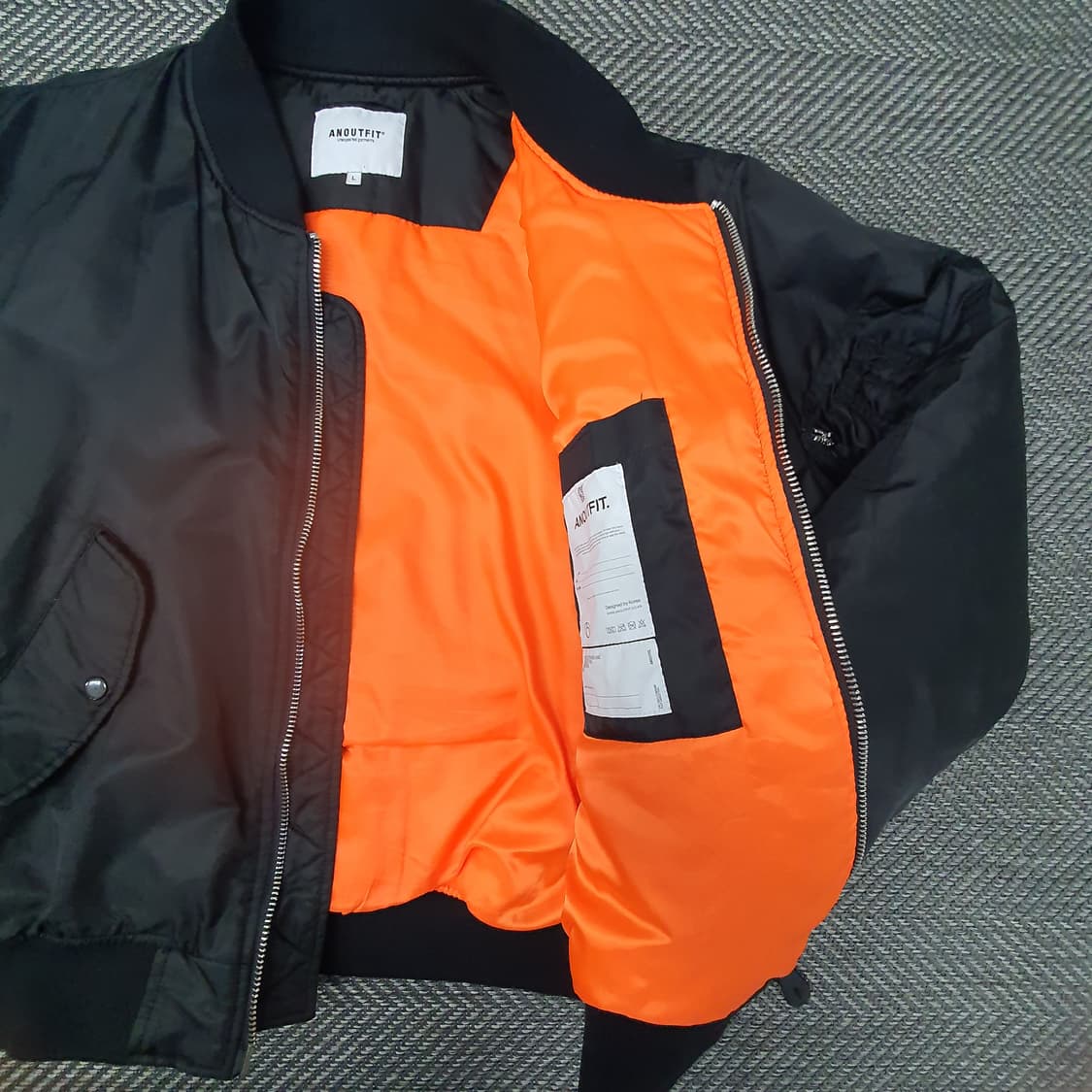 언아웃핏 오버핏 항공점퍼 남자105 상품이미지8